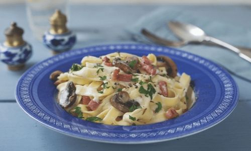 7 Perfectly Simple Pasta Recipes Your Family Will Love Bacon Mushroom Pasta